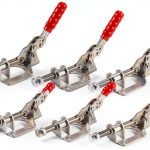 Toggle Clamp MUKCHAP 6PCS Push Pull GH-302-FM Iron Clamp Red-0