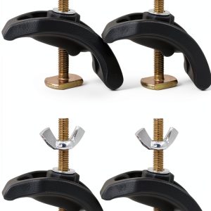 4PCS Arcuate Press Plate Clamp, T Track Hold Down Clamps, High Accurancy Engraving Machine Pressure Plate Clamp Fixture Fastening Clamp for CNC Milling Engraving Machine-0