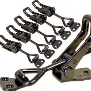 Black Toggle Clamp ASelected 6‑Piece Heavy Duty Adjustable 551lb-0