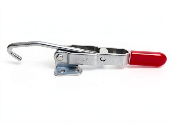 Toggle Clamp XRPAOWA Duty J-Hook 375lb Silver Red Adjustable 8.3"-2